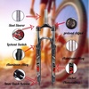 image:imageBUCKLOS MTB Suspension Fork 2627529 Inches286mm Straight Tube Spring Front Fork QR 9mm Travel 100mm Mountain Bike Fork Manual Locking XC Bicycle Forks26