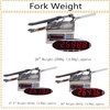 image:imageBUCKLOS MTB Suspension Fork 2627529 Inches286mm Straight Tube Spring Front Fork QR 9mm Travel 100mm Mountain Bike Fork Manual Locking XC Bicycle Forks275