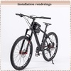 image:imageBUCKLOS Mountain Bicycle Suspension Forks 2627529 inch MTB Bike Front Fork with Preload Adjustment 100mm Travel 286mm Threadless Steerer275 inch