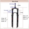 image:imageBUCKLOS Mountain Bicycle Suspension Forks 2627529 inch MTB Bike Front Fork with Preload Adjustment 100mm Travel 286mm Threadless Steerer275 inch