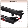 image:imageBUCKLOS Mountain Bicycle Suspension Forks 2627529 inch MTB Bike Front Fork with Preload Adjustment 100mm Travel 286mm Threadless Steerer275 inch