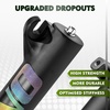 image:imageBUCKLOS YINO 24 inch MTB Air Suspension Fork 120mm Travel QR 9mm100  15mm Thru Axle Disc Brake 118 Straight Tube Manual Lockout XC AM Ultralight Mountain Bike Front ForksblackQR