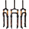 image:imageBUCKLOS 26 x 40 inch Fat Bike Tire Air Suspension Fork 120mm Travel Spacing Hub 135mm 286mm Straight Tube Crown Lockout 9mm QR Ultralight Front Forks fit Snow Beach Mountain Bike Black Gold70070626gold