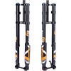 image:imageBUCKLOS 2627529 inch Electric Mountain Bike Air Suspension Inverted Downhill ForkThru Axle Boost 15x110mm Travel 140180mm Rebound Adjust 118 Straight Tapered Disc Brake Bicycle Front Forksdoublestraight29
