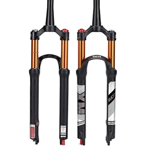 image:imageBUCKLOS 2627529 Travel 120mm MTB Air Suspension Fork Rebound Adjust 1 18 StraightTapered Tube QR 9mm ManualRemote Lockout XC AM Ultralight Mountain Bike Front ForksTaperedmanual lock