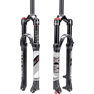 image:imageBUCKLOS 2627529 Travel 120mm MTB Air Suspension Fork Rebound Adjust 1 18 StraightTapered Tube QR 9mm ManualRemote Lockout XC AM Ultralight Mountain Bike Front ForksStraightmanual lock