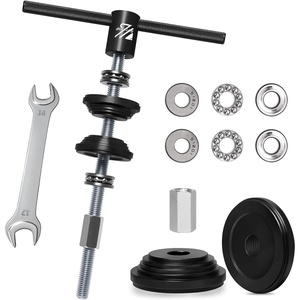 image:imageBUCKLOS Bike Headset Pressin Tool Bottom Bracket Install Tool Kit Bearing Press Tool Bicycle Repair Accessories Suitable for Most Bike headsets and Some Pressin Bottom BracketsHSTBLACK