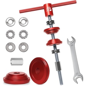 image:imageBUCKLOS Bike Headset Pressin Tool Bottom Bracket Install Tool Kit Bearing Press Tool Bicycle Repair Accessories Suitable for Most Bike headsets and Some Pressin Bottom BracketsHSTRED