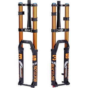 image:imageBUCKLOS Downhill Air Suspension Fork 27529 15  110mm Boost Tapered Travel 180mm 36mm Inner Tube Thru Axle Rebound Adjustment Disc Brake Front Forks fit Mountain Bike AM FR DH ect275