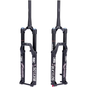 image:imageBUCKLOS MTB Air Suspension Fork 275 29 110  15mm Boost AM EBike Tapered Travel 160mm 36mm Inner Tube Thru Axle Rebound Adjustment Disc Brake Front Forks fit All Mountain eBike ect275