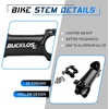 image:imageBUCKLOS 318 mm MTB Mountain Bike Stem  Road Bike 60 70 80 90 100mm Bicycle Adjustable Handlebar Stems 7 17 22 Degree Suitable for E BikeBMXFolding Bike790mm