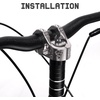 image:imageBUCKLOS 35mm Mountain Bike Stem MTB 318mm CNC Short Stems  Bicycle UltraLight Hollow Aluminum Alloy Riser Stem for E BikeDownhill XCBMXFolding BikeTrailTitanium