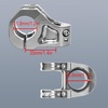 image:imageBUCKLOS 35mm Mountain Bike Stem MTB 318mm CNC Short Stems  Bicycle UltraLight Hollow Aluminum Alloy Riser Stem for E BikeDownhill XCBMXFolding BikeTrailTitanium
