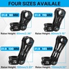 image:imageBUCKLOS Adjustable Bike Stem MTB 254mm 318mm 90110130145mm 80 Degree Bike Stem Riser for Angle Adjustment Bicycle Handlebar Extension for Commuter Bikes EBike Mountain Road Bicycles318110mm