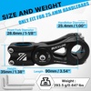 image:imageBUCKLOS Adjustable Bike Stem MTB 254mm 318mm 90110130145mm 80 Degree Bike Stem Riser for Angle Adjustment Bicycle Handlebar Extension for Commuter Bikes EBike Mountain Road Bicycles25490mm