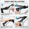 image:imageBUCKLOS Adjustable Bike Stem MTB 254mm 318mm 90110130145mm 80 Degree Bike Stem Riser for Angle Adjustment Bicycle Handlebar Extension for Commuter Bikes EBike Mountain Road Bicycles254130mm