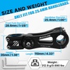 image:imageBUCKLOS Adjustable Bike Stem MTB 254mm 318mm 90110130145mm 80 Degree Bike Stem Riser for Angle Adjustment Bicycle Handlebar Extension for Commuter Bikes EBike Mountain Road Bicycles254110mm