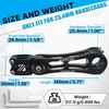 image:imageBUCKLOS Adjustable Bike Stem MTB 254mm 318mm 90110130145mm 80 Degree Bike Stem Riser for Angle Adjustment Bicycle Handlebar Extension for Commuter Bikes EBike Mountain Road Bicycles254145mm