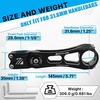 image:imageBUCKLOS Adjustable Bike Stem MTB 254mm 318mm 90110130145mm 80 Degree Bike Stem Riser for Angle Adjustment Bicycle Handlebar Extension for Commuter Bikes EBike Mountain Road Bicycles318145mm