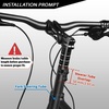image:imageBUCKLOS Bike Stem Riser Extender MTB 118 286mm Bike Fork Stem Handlebar Stem Aluminum Adapter for Mountain Bike Road Bike MTB BMX120mm