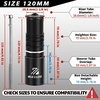 image:imageBUCKLOS Bike Stem Riser Extender MTB 118 286mm Bike Fork Stem Handlebar Stem Aluminum Adapter for Mountain Bike Road Bike MTB BMX120mm