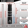 image:imageBUCKLOS Bike Stem Riser Extender MTB 118 286mm Bike Fork Stem Handlebar Stem Aluminum Adapter for Mountain Bike Road Bike MTB BMX155mm