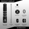 image:imageBUCKLOS Bike Stem Riser Extender MTB 118 286mm Bike Fork Stem Handlebar Stem Aluminum Adapter for Mountain Bike Road Bike MTB BMX165mm