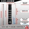 image:imageBUCKLOS Bike Stem Riser Extender MTB 118 286mm Bike Fork Stem Handlebar Stem Aluminum Adapter for Mountain Bike Road Bike MTB BMX200mm