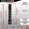image:imageBUCKLOS Bike Stem Riser Extender MTB 118 286mm Bike Fork Stem Handlebar Stem Aluminum Adapter for Mountain Bike Road Bike MTB BMX225mm