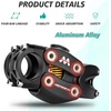image:imageBUCKLOS Bike Suspension Stem MTB ShockAbsorbing Stem 318mm Adjustable Bicycle Handlebar Stems 7 Degree 90mm Length with 4 Replaceable Coil Springs for Mountain Road Gravel Bikes Ebike BMW790mm