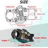 image:imageBUCKLOS Bike Suspension Stem MTB ShockAbsorbing Stem 318mm Adjustable Bicycle Handlebar Stems 7 Degree 90mm Length with 4 Replaceable Coil Springs for Mountain Road Gravel Bikes Ebike BMW790mm