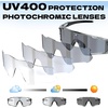 image:imageBUCKLOS Photochromic Cycling Running Glasses Sports Sunglasses Goggles for Men Women UV Protection TR90 for Baseball SafetyBlackgrey