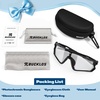 image:imageBUCKLOS Photochromic Cycling Running Glasses Sports Sunglasses Goggles for Men Women UV Protection TR90 for Baseball SafetyGreygrey