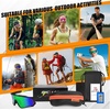 image:imageBUCKLOS Polarized Cycling Running Sunglasses for Men Women UV400 ProtectionTR90 Sun Glasses for Bike Baseball Sports SafetyBlack Framegreen Lens