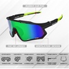 image:imageBUCKLOS Polarized Cycling Running Sunglasses for Men Women UV400 ProtectionTR90 Sun Glasses for Bike Baseball Sports SafetyBlack Framegreen Lens