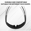 image:imageBUCKLOS Polarized Cycling Running Sunglasses for Men Women UV400 ProtectionTR90 Sun Glasses for Bike Baseball Sports SafetyBlack Framesblack Lens