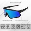 image:imageBUCKLOS Polarized Cycling Running Sunglasses for Men Women UV400 ProtectionTR90 Sun Glasses for Bike Baseball Sports SafetyBlack Frameslight Blue Lens