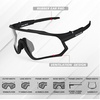image:imageBUCKLOS Polarized Cycling Running Sunglasses for Men Women UV400 ProtectionTR90 Sun Glasses for Bike Baseball Sports SafetyBlacktransparent