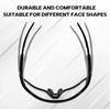 image:imageBUCKLOS Polarized Cycling Running Sunglasses for Men Women UV400 ProtectionTR90 Sun Glasses for Bike Baseball Sports SafetyBlacktransparent