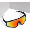 image:imageBUCKLOS Polarized Cycling Running Sunglasses for Men Women UV400 ProtectionTR90 Sun Glasses for Bike Baseball Sports SafetyBlue Framesred Lens