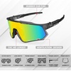 image:imageBUCKLOS Polarized Cycling Running Sunglasses for Men Women UV400 ProtectionTR90 Sun Glasses for Bike Baseball Sports SafetyGery Framesgold Lens