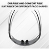 image:imageBUCKLOS Polarized Cycling Running Sunglasses for Men Women UV400 ProtectionTR90 Sun Glasses for Bike Baseball Sports SafetyGrey Framesgrey Lens