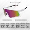 image:imageBUCKLOS Polarized Cycling Running Sunglasses for Men Women UV400 ProtectionTR90 Sun Glasses for Bike Baseball Sports SafetyWhite Framespink Lens