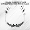 image:imageBUCKLOS Polarized Cycling Running Sunglasses for Men Women UV400 ProtectionTR90 Sun Glasses for Bike Baseball Sports SafetyWhite Framespink Lens