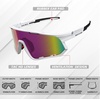 image:imageBUCKLOS Polarized Cycling Running Sunglasses for Men Women UV400 ProtectionTR90 Sun Glasses for Bike Baseball Sports SafetyWhite Framespurple Lens