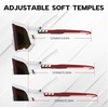 image:imageBUCKLOS Polarized Cycling Running Sunglasses for Men Women UV400 ProtectionTR90 Sun Glasses for Bike Baseball Sports SafetyWhite Framespurple Lens