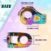 image:imageBUCKLOS Skull 318mm MTB Stem 35mm Mountain Bike Handlebars Short Stems 1 18 UltraLight Hollow CNC Aluminum Alloy Riser Bicycle Stem for AM XC BMX EBike Downhill Trail Folding BikeMulticolor