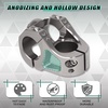 image:imageBUCKLOS Skull 318mm MTB Stem 35mm Mountain Bike Handlebars Short Stems 1 18 UltraLight Hollow CNC Aluminum Alloy Riser Bicycle Stem for AM XC BMX EBike Downhill Trail Folding BikeTitanium