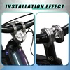 image:imageBUCKLOS Skull 318mm MTB Stem 35mm Mountain Bike Handlebars Short Stems 1 18 UltraLight Hollow CNC Aluminum Alloy Riser Bicycle Stem for AM XC BMX EBike Downhill Trail Folding BikeTitanium