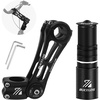 image:imageBUCKLOS Adjustable Bike Stem Mountain Bike Stem Riser Extender 318mm Handlebar Stem Adjustable 80 Degree 286mm Stem Extender for MTBRoadEBikesBMXAdjustable stem 145mmStem riser 115mm
